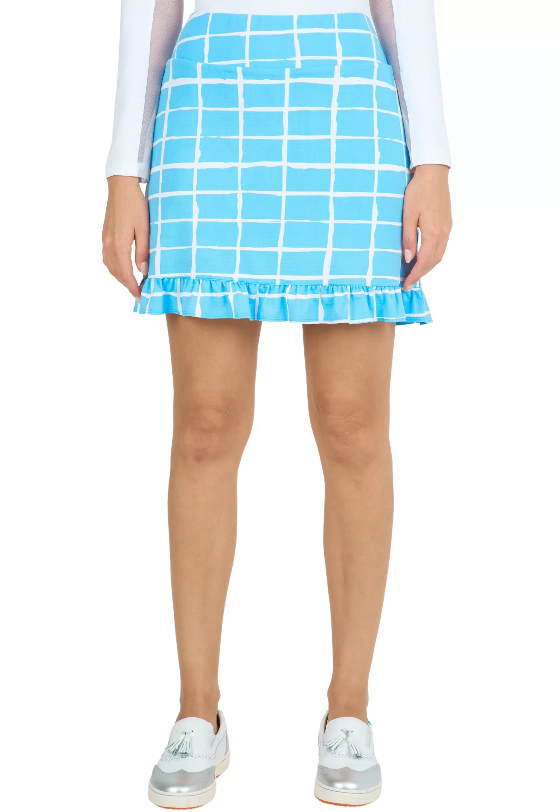 Cordova Print Ruffle Trim Skort - 19495^IBKUL Best